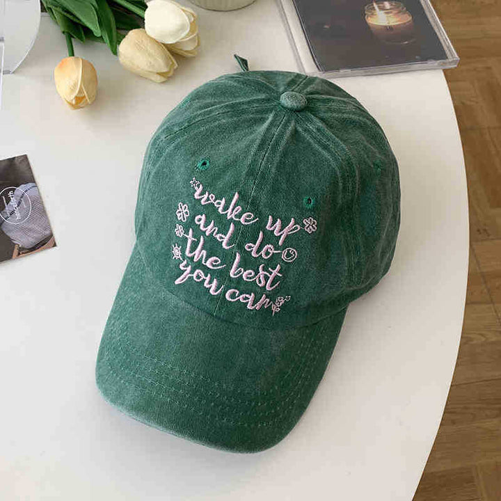 Kvinnens Motiverende Brodert Caps Skanto