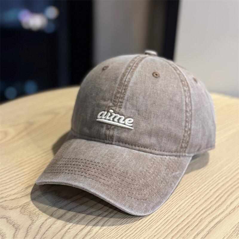 Kvinne Casual Vintage-Inspirert Bomull Baseball Cap Skanto