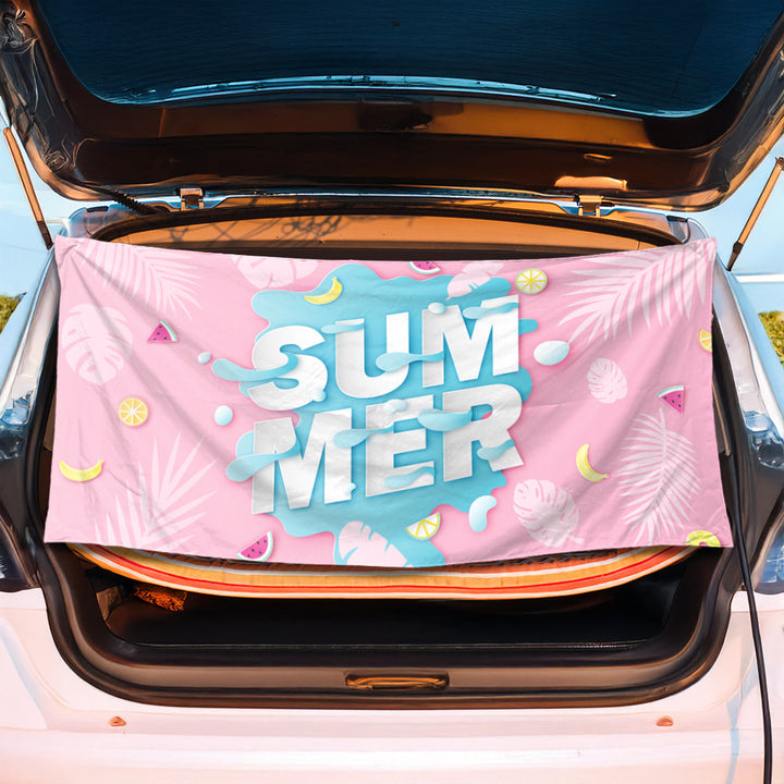 Strandteppe med munter sommermotiv Skanto