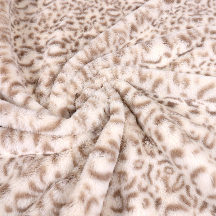 Dame Dyrevennlig Kosetepp med attraktivt Leopardsmønster Skanto
