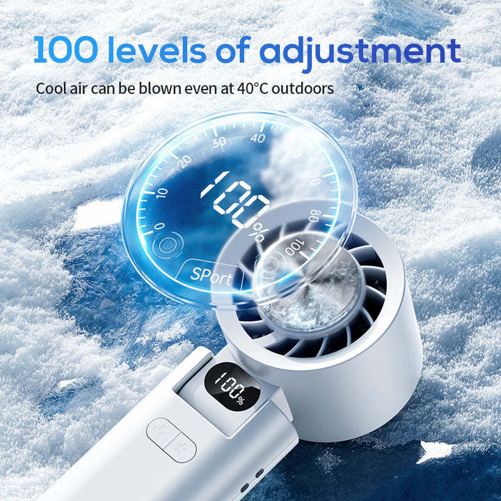 Unisex Oppladbar Bærbar Håndholdt Vifte Skanto