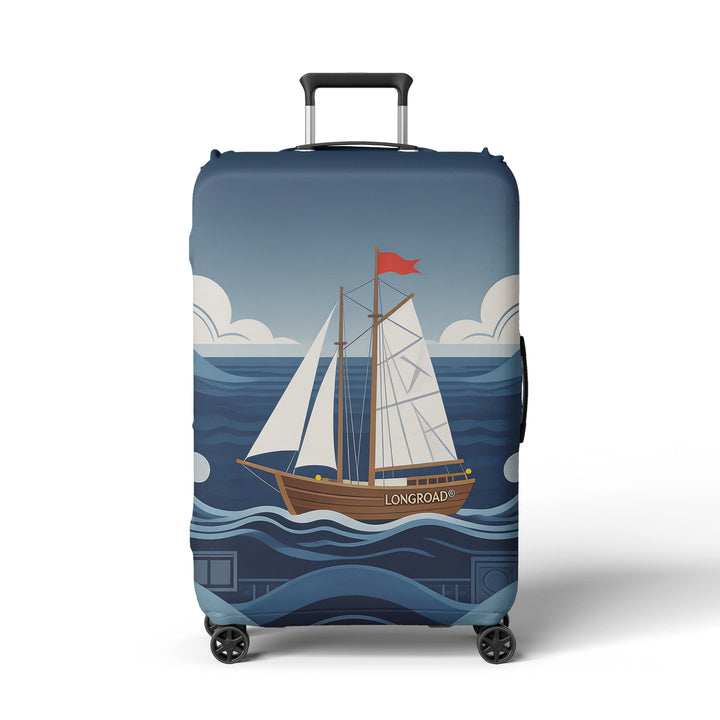 Damer koffertrekk med strandmotiv Skanto