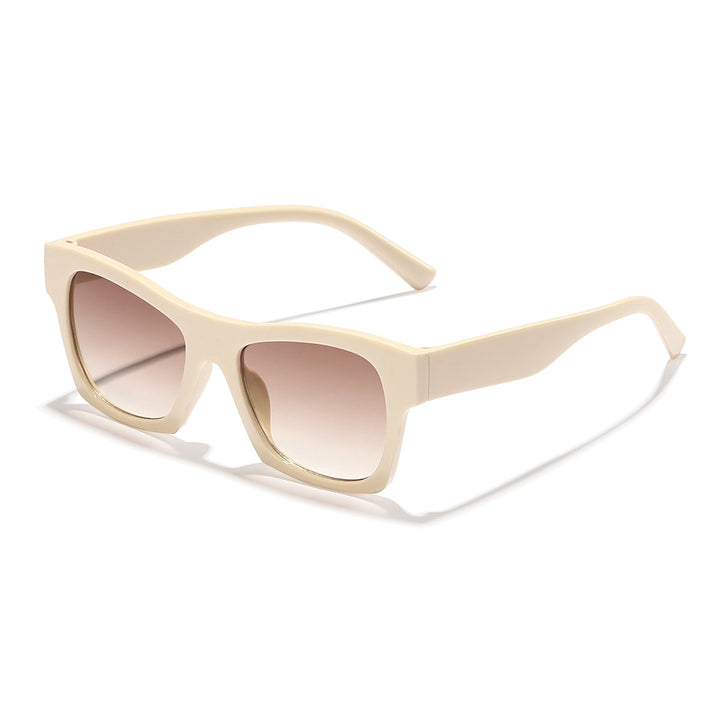 Damer moteriktig solbrille i elegant rektangulært design Skanto