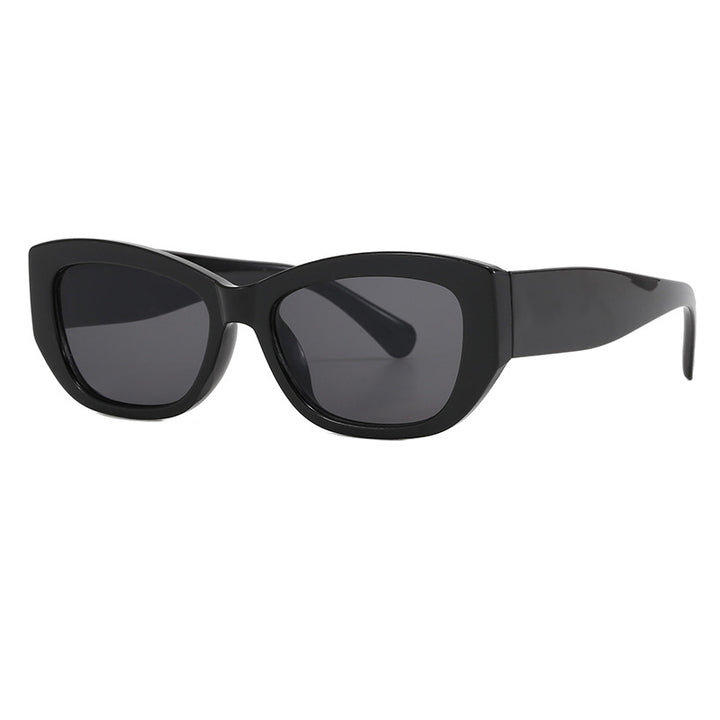 Dame moderne Cat-Eye solbriller laget av robust plast Skanto