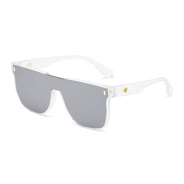 Damen moteriktig solbrille i trendy, geometrisk design Skanto
