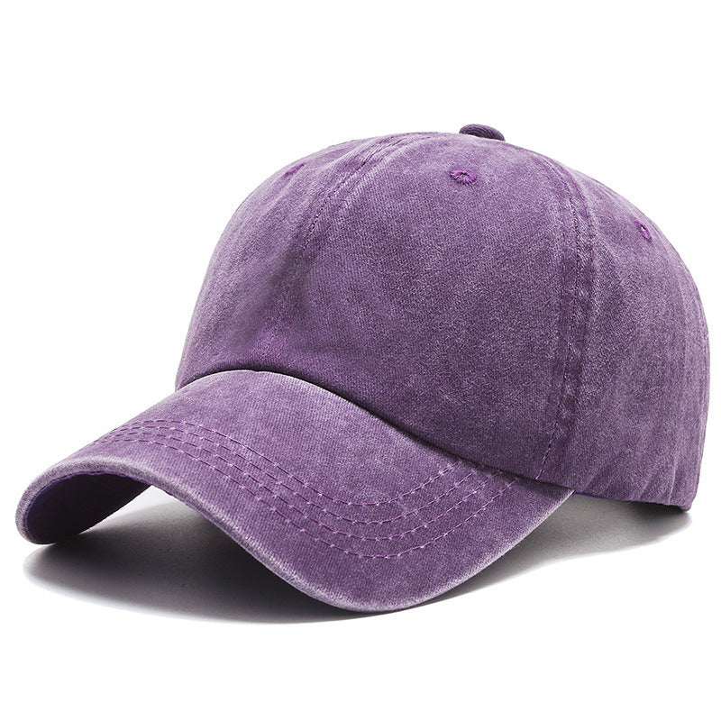 Dame Vintage Bomullskaps med myk suede stoff Skanto