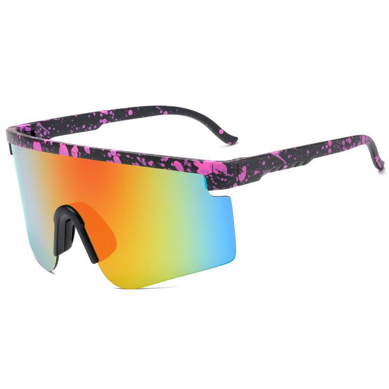 Unisex Overdimensjonerte Ytelses Sports Solbriller Skanto