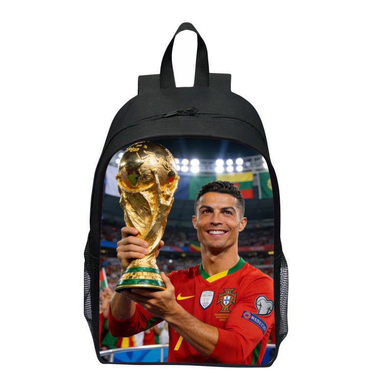 Ryggsekk med iøynefallende sportmotiv Skanto