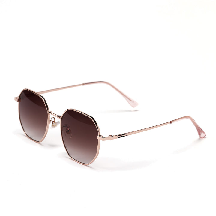 Dame moteriktig solbrille med oval ramme og polarisert glass Skanto