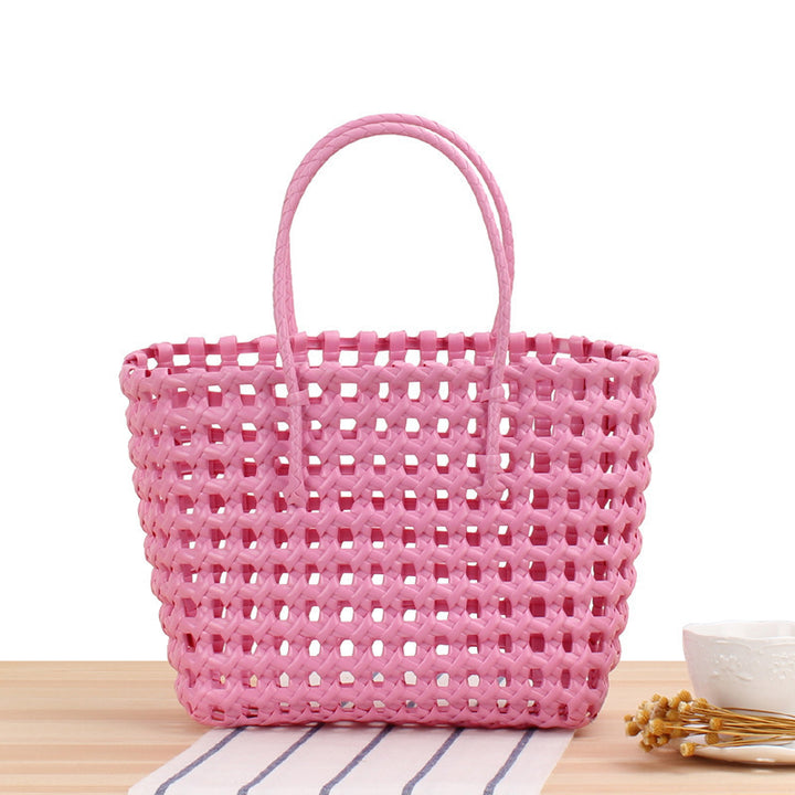 Flexible Tote Bag Made of Handmade Woven Material Skanto