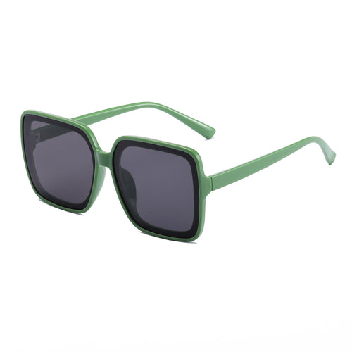 Dame firkantet solbrille med stilfull ramme og UV-beskyttelse Skanto