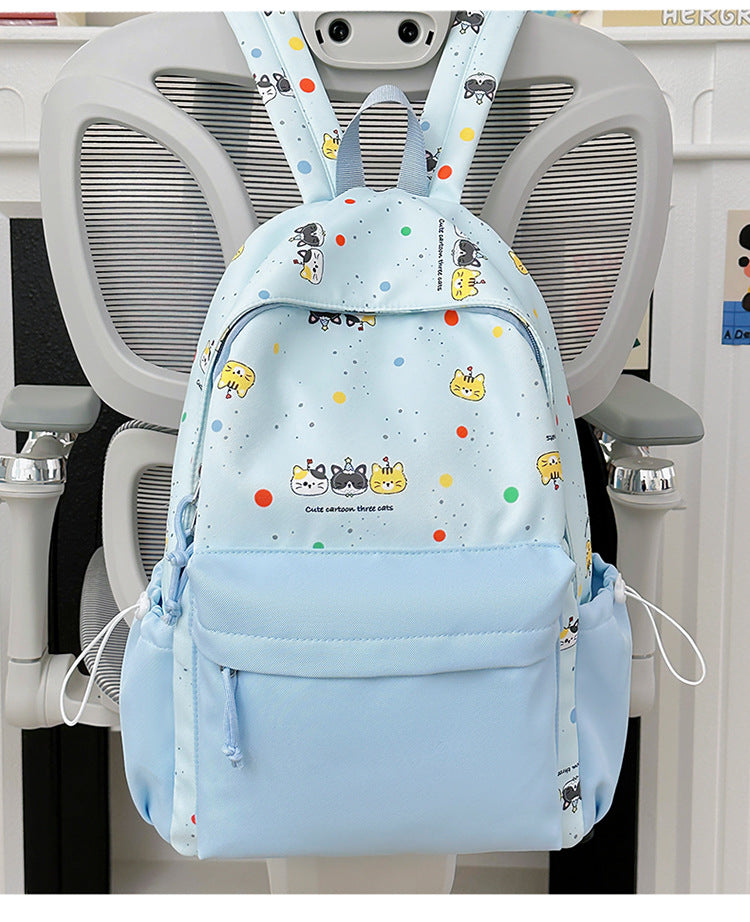 Cartoon Character Print Ryggsekk Skanto