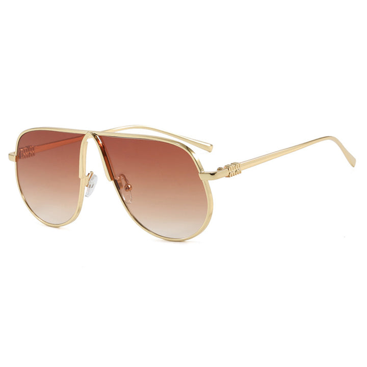 Women's pilot sunglasses with high-quality metal frame and polarized lenses Skanto