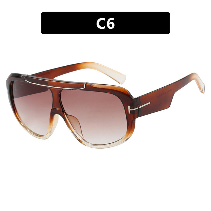 Women's Oversized Sunglasses in Modern Transparent Design Skanto