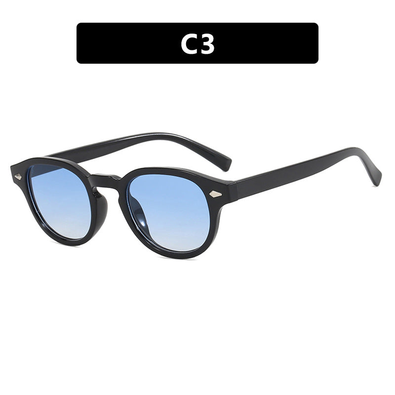 Women's round sunglasses with elegant design and UV protection Skanto