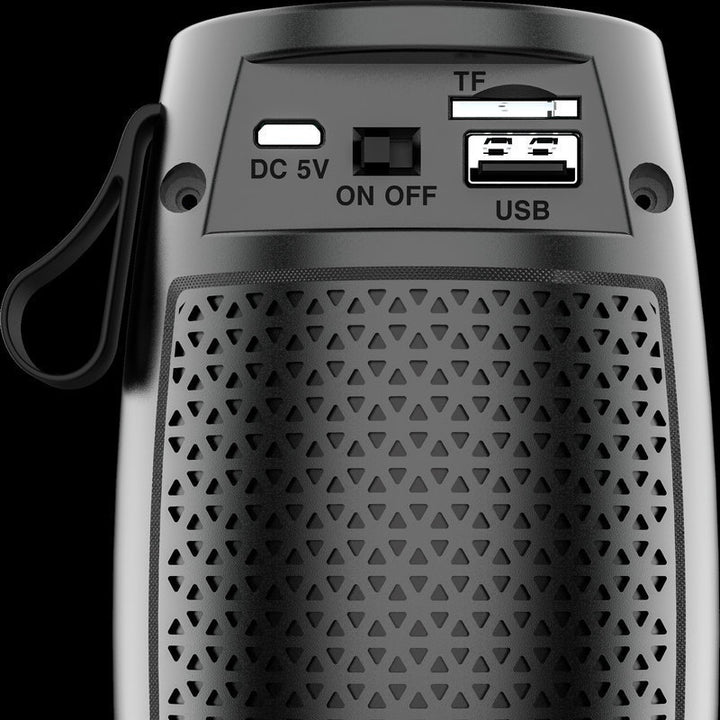 Dame multifunksjonell Bluetooth-høyttaler med LED-lyseffekter Skanto