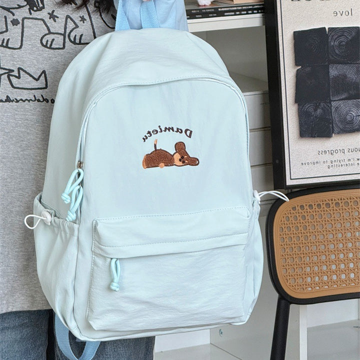 Søtt karakterdesign mini skole ryggsekk