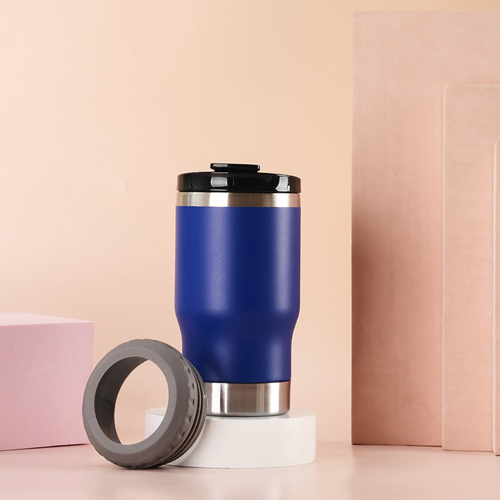 Dame Isolert Kaffeekopp med rutsjsikker silikonunderlag Skanto