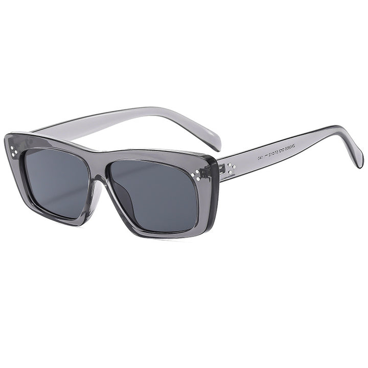 Dame kvadratisk solbrille med moderne design og polariserende linser Skanto