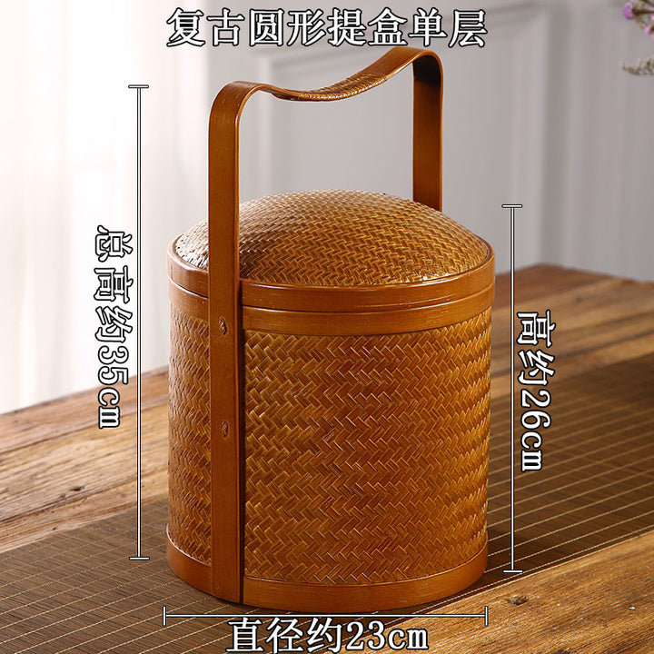 Women's Vintage Storage Basket Skanto