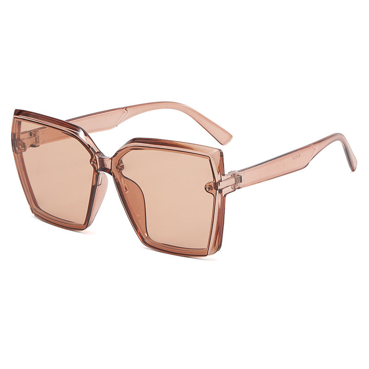 Damer Oversized Solbrille med moderne skilpaddedesign Skanto