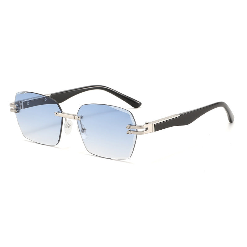 Men's Elegant Square Sunglasses with Wooden Temples Skanto