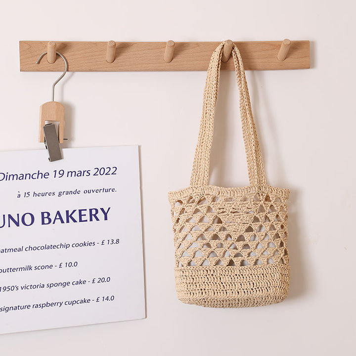 Handmade Net Bag with Elegant Straps Skanto
