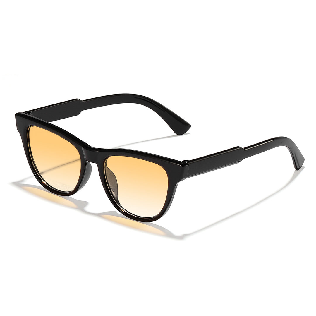 Damer moteriktige solbriller i elegant transparent design Skanto