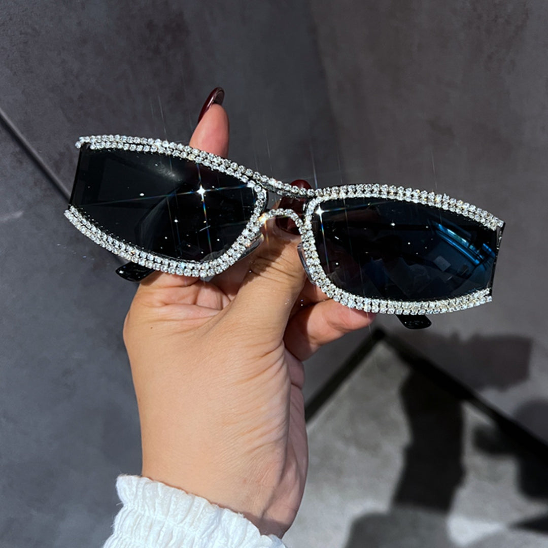 Damer Glamourøs Vintage-solbrille med strassdekor Skanto