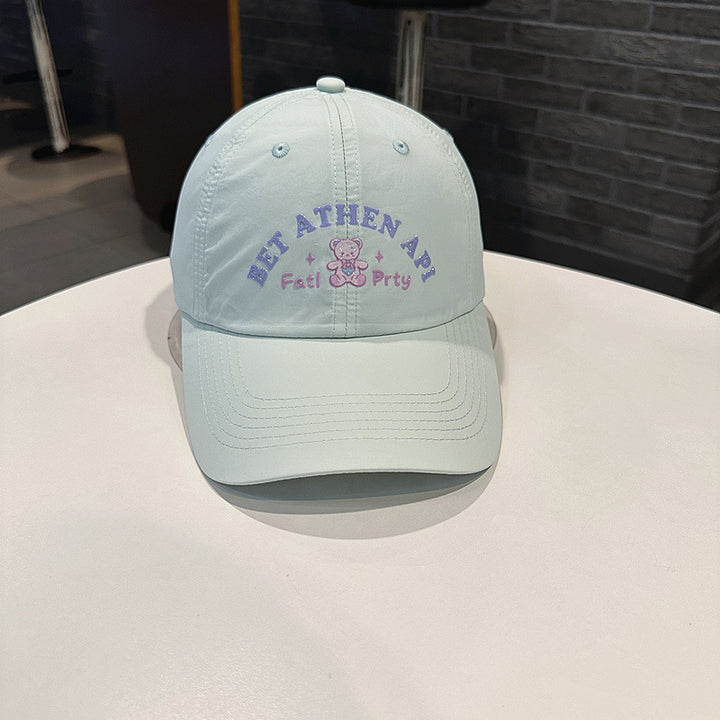 Kvinne Lekende Brodert Caps Skanto