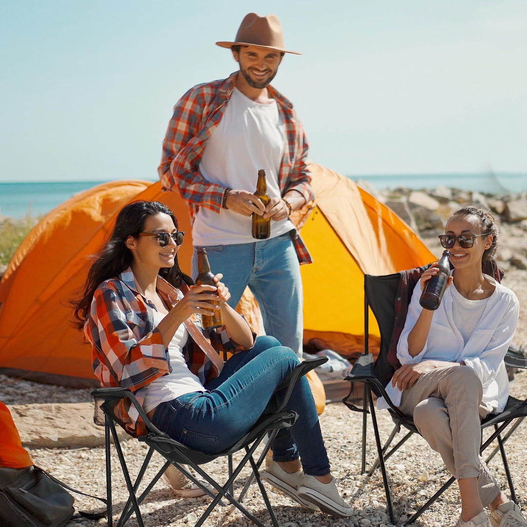 Unisex Bærbar Campingstol med stabil stålkonstruksjon Skanto