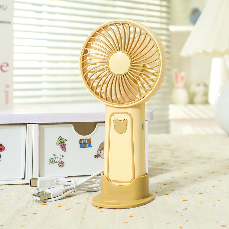 Dame Bærbar Mini-Vifte med Spiralstruktur og USB-tilkobling Skanto