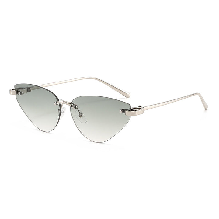 Women's Elegant Cat-Eye Sunglasses with Ultra-Light Metal Frame Skanto
