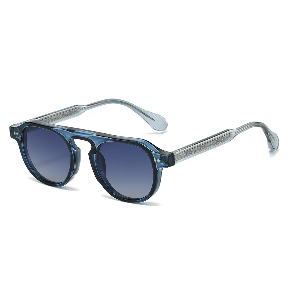 Dame solbrille i moderne hybriddesign Skanto