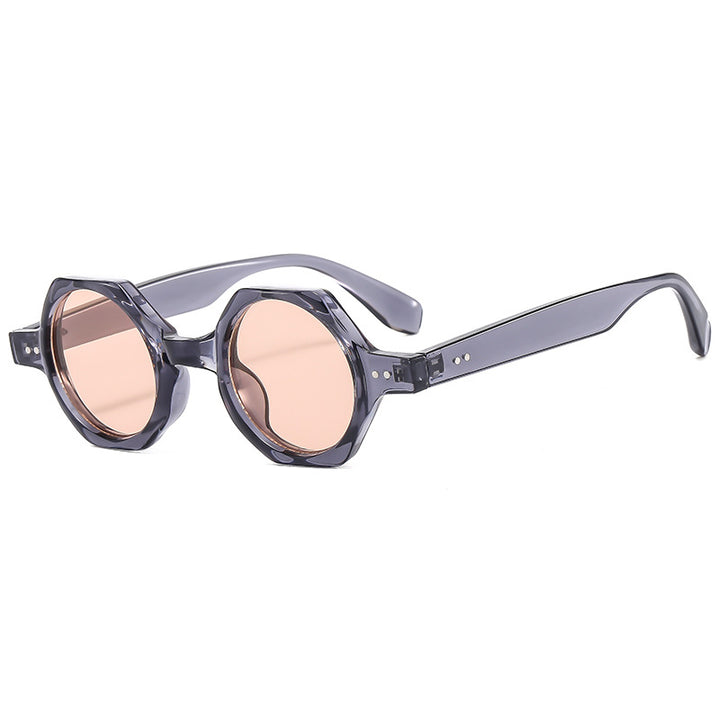 Dame Geometrisk solbrille i iøynefallende design Skanto