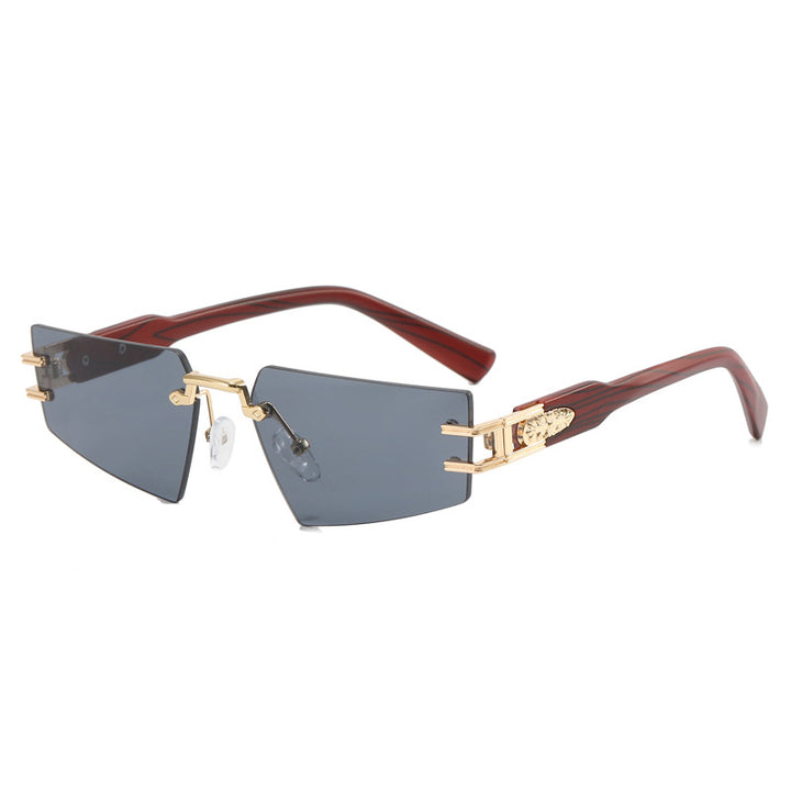 Women's fashionable sunglasses with elegant square frame structure and luxurious details Skanto