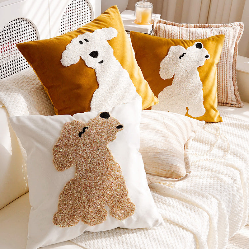 Damer Strukturert Putetrekk med Elegant Stripet Design Skanto