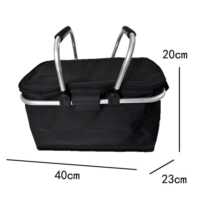 Kjølebag med robust aluminiumsramme og isolerende innvendig fôr Skanto