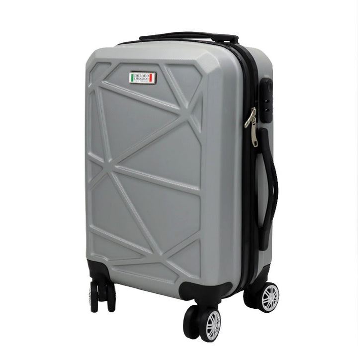 Unisex Geometrisk Hard Shell Spinner Koffert Skanto