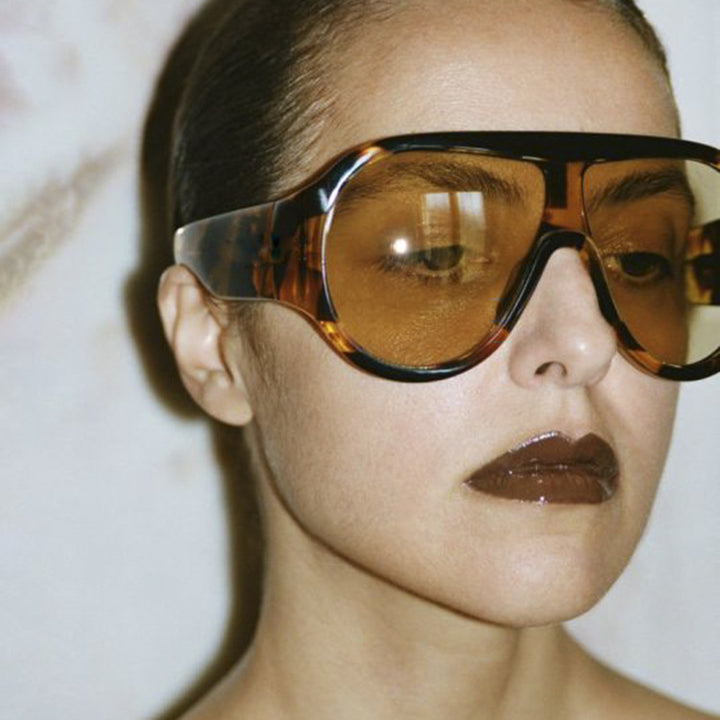Women's oversized retro-inspired sports sunglasses Skanto
