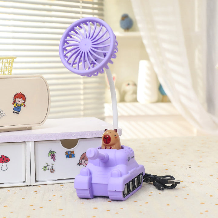 Dame Kreativ Mini-Ventilator i Panzerdesign Skanto