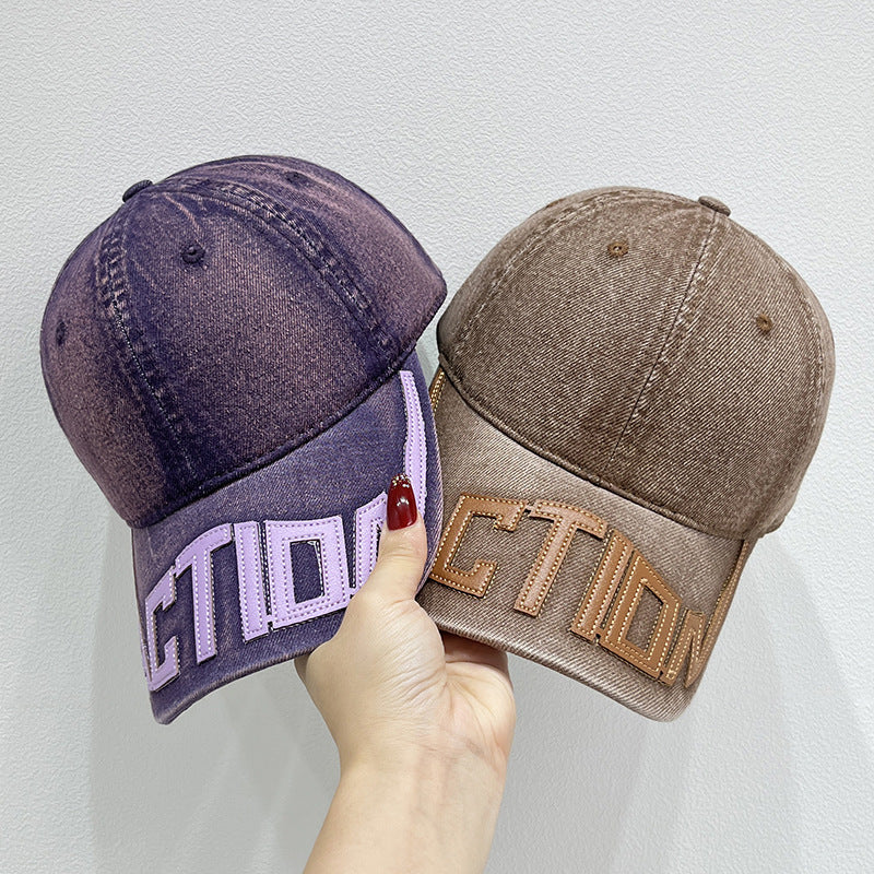 Unisex Stilig Denimbaserte Baseball Caps Skanto