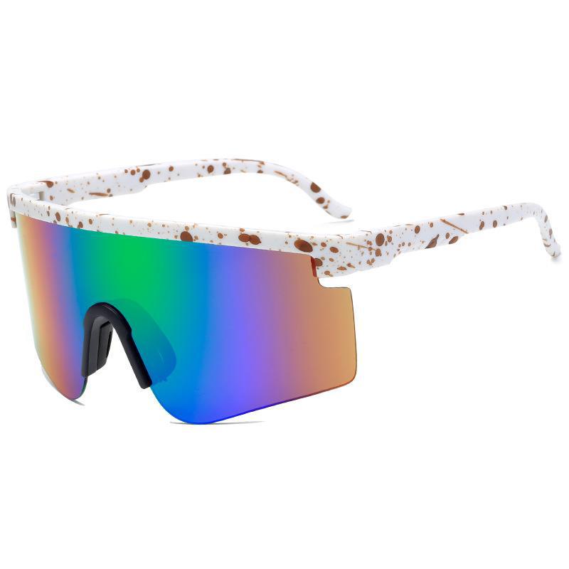 Unisex Overdimensjonerte Ytelses Sports Solbriller Skanto