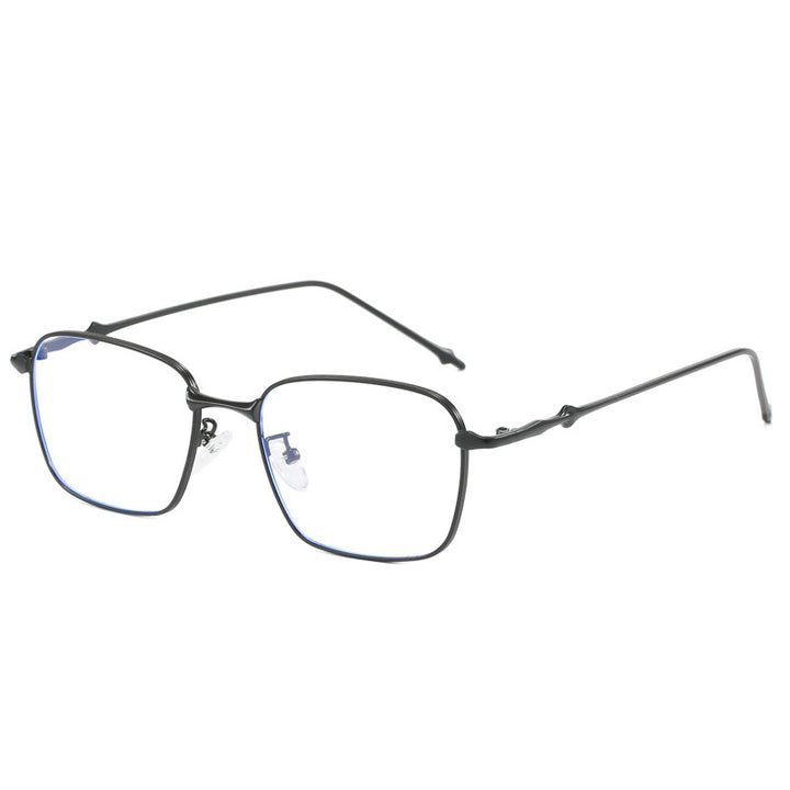 Dame elegant firkantet solbrille med høykvalitets metallramme Skanto