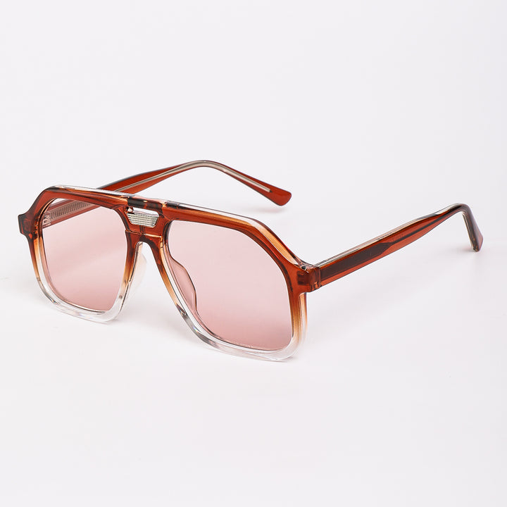Damene moteriktig solbrille i unikt, geometrisk design Skanto