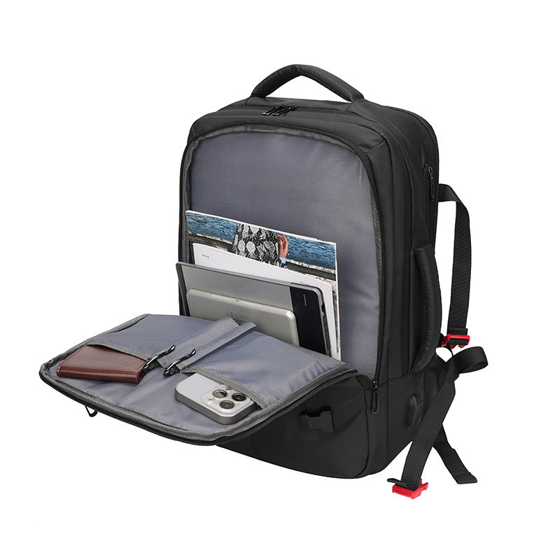 Multi-Funksjonell Laptop-Ryggsekk med Vannavvisende Design og Ergonomiske Bæreremmer Skanto