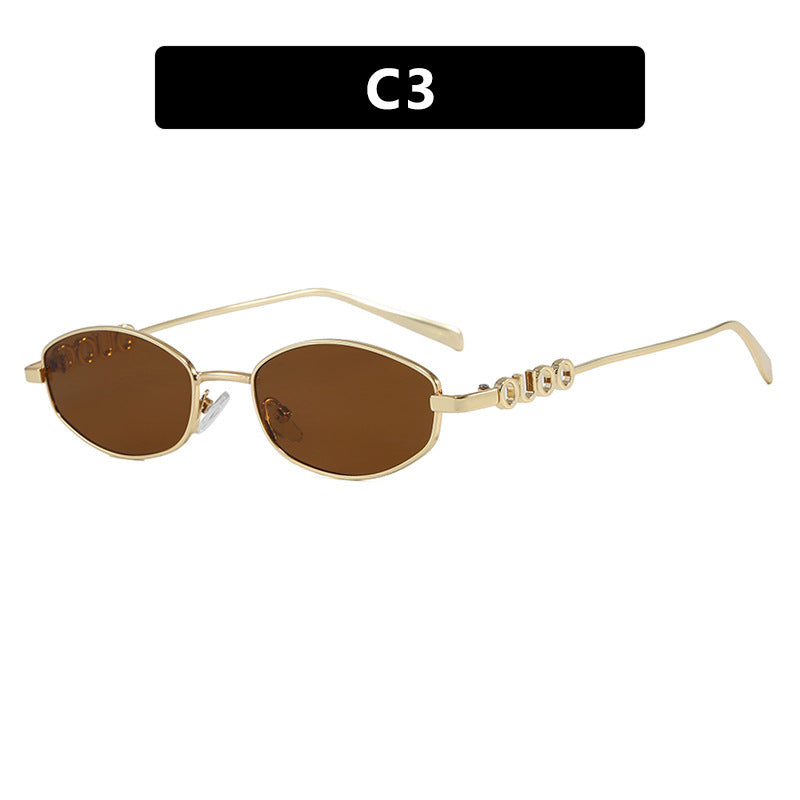 Women's Fashion Sunglasses with Elegant Stainless Steel Frame and UV Protection Skanto