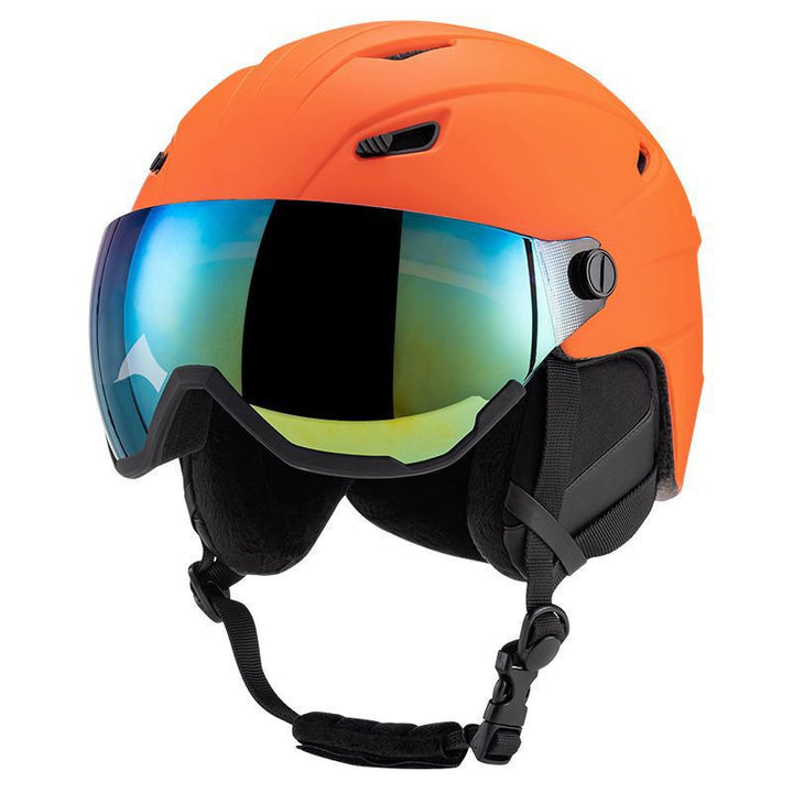 Snø sports hjelm med integrert visir Skanto