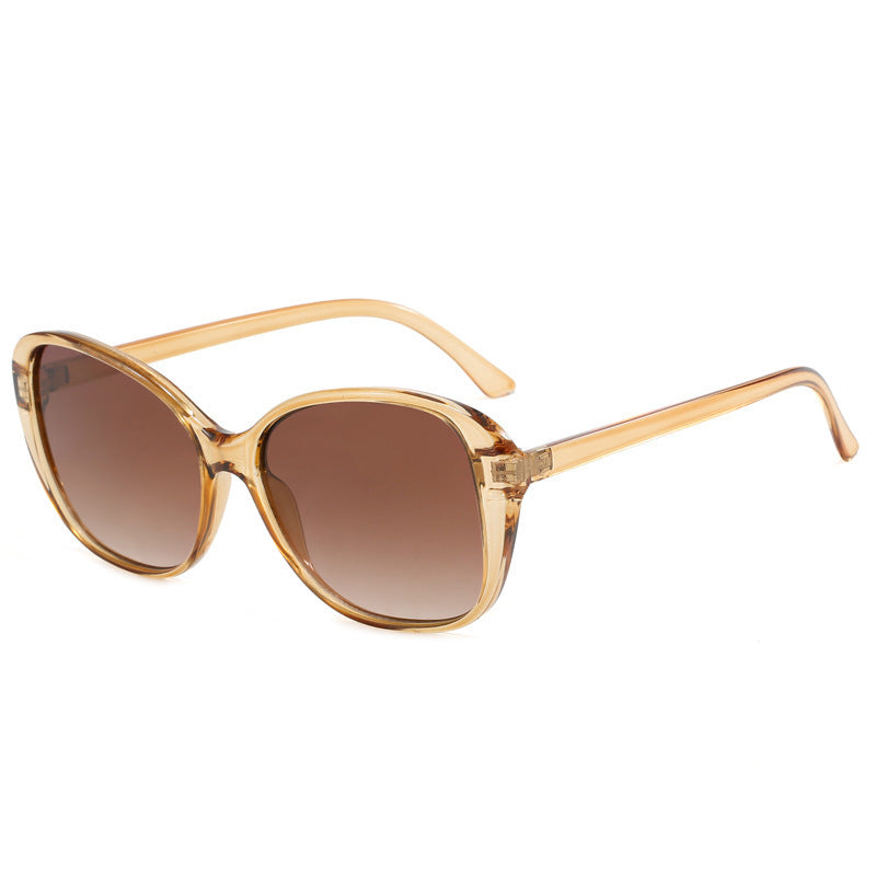 Dame Vintage solbrille med unik, bred ramme Skanto
