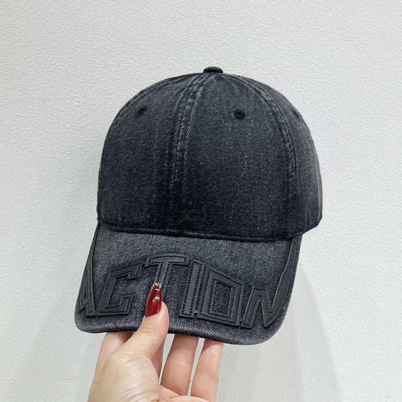 Unisex Stilig Denimbaserte Baseball Caps Skanto